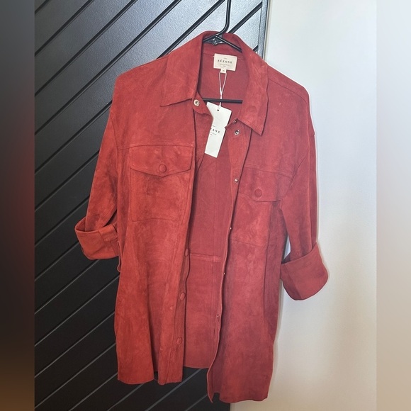 Sezane Jackets & Blazers - Sezane MARENA suede jacket. Size 36(US4). Excellent condition. NEW with tags!!